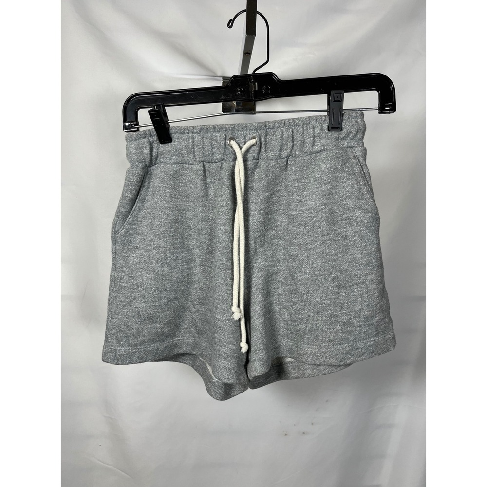 Forever 21 Womens Heather Gray Fleece Sweat Shorts‎ Elastic Waist Drawstring XS
